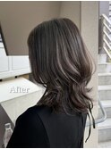 色っぽレイヤー×大人のグレージュハイライト