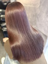 エルバイラビス 大宮(elu by lovis)&nbsp;《鈴木茉奈》ピンクブラウン/ダブルカラー/艶髪