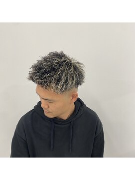 ヒロギンザ 大阪本店(HIRO GINZA) メッシュ×ツイスパジェットモヒカン