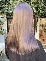 ディモアンド 表参道(Dimo&)&nbsp;x透明感カラー/イメチェン/ホワイトブロンド/外ハネボブ/美髪