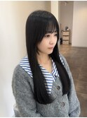 ミディアムヘア/暗めカラー/グランマッシュ/木更津