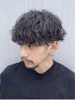 フィフス 原宿(fifth)&nbsp;原宿ゆるめ波巻きスパイラルパーマメンズカットラウンドマッシュ