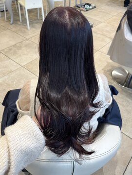 ザックラフィネ(ZACC raffine) ラベンダーカラー/暖色カラー/セミロング/ブリーチなし/暖色