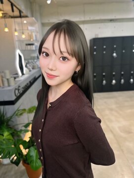 シェノン 表参道(CHAINON) 表参道/着物ヘア/ダークアッシュ/ミディアムレイヤーカット/渋谷