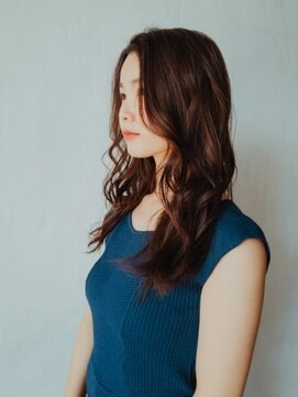 色彩堂 ひばりヶ丘店 暗色暗髪大人女子艶感清潔感重め セミロング