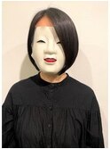 【coma中野】前下がりナチュラルモードボブ
