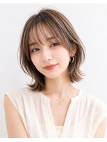 オルク 札幌大通(Orque)&nbsp;「大人可愛いくびれボブ×ベージュハイライト
