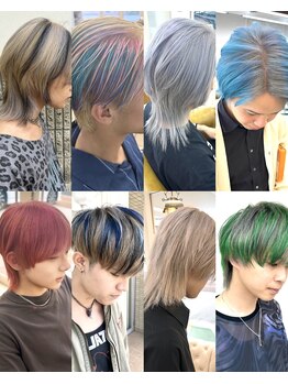 グラスペディア(graspedia)の写真/メンズウルフカット定評あり◎メンズバレイヤージュが広島でできる！カジュアルが得意なサロン♪