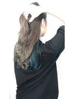 コピーヌ 高田馬場店(Copine)&nbsp;青系デザインカラーが流行中☆イルミナカラー×カラーバター☆