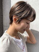 シー バイ ロンド 新宿(Sea by Lond)&nbsp;髪質改善×シルキーベージュ【斜めバング/新宿/デザインカラー】