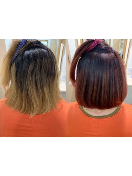 トムヘアーデザイン 楠葉店(TOM HAIR DESIGN) 艶のある暖色スタイル☆