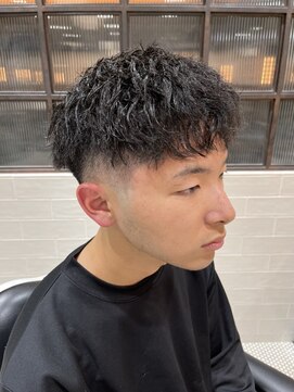 バーバーブロス 吉祥寺店(BARBER BROS) 【LUDLOW BROS.】MasatakaYuma ツイストパーマ スキンフェード