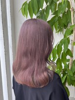 アン(Hair make un)&nbsp;やわらかピンクカラー