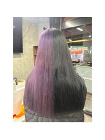 セレーネヘアー(Selene hair) lavender×black