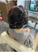 ヘアセット/ヘアメイク/巻きおろし/逆毛/卒業式[新宿/新宿駅]