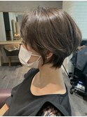ショートボブ×グレージュ【本厚木】