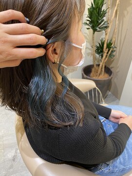 ウインナーヴィジョン 栄 久屋大通店(WINNER VISION) ブルーインナーカラー