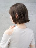 前髪あり外はねボブ20代30代40代【AIN.表参道】川原大地