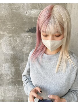 ガルボ ヘアー(garbo hair) ハイトーンツートンカラー高知美容院10代20代