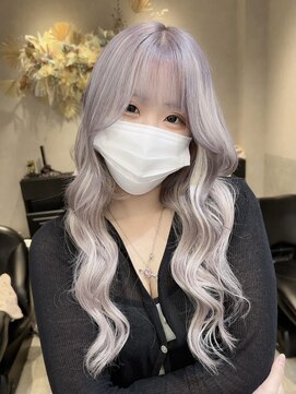 ロンド レア 天神大名店(Lond Le’a) ダブルカラーベージュカラーケアブリーチハイトーンカラー韓国