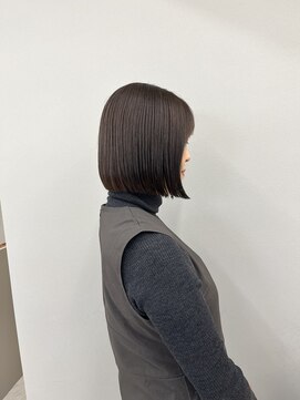 ロンドソレイユ 池袋(Lond soleil) ボブ/前髪カット/レイヤーカット×ケアブリーチ/デザインカラー