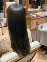 ヘアーショップ エヌアンドエー 越谷店(hair shop N&A)&nbsp;うる艶美髪ストレート×髪質改善ケア#4 モテ髪/黒髪/アッシュ