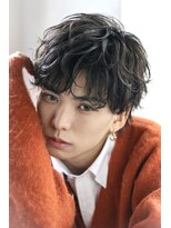 オーシャントーキョー サニー 原宿(OCEAN TOKYO Sunny)&nbsp;ランダム無造作パーマシャドウパーマ束感マッシュツーブロック