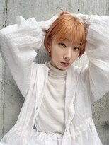 アミー 駒澤(Ammy komazawa)&nbsp;ショート/ボブ/ダブルカラー/オレンジ