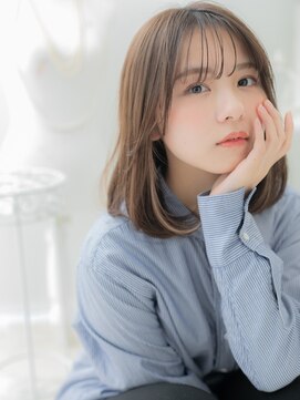 モッズヘア 越谷(mod's hair) 大人かわいいインナーカラーシースルーバングh3越谷20代30代40代