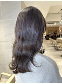 グレイベージュ/大人韓国/レイヤーカット