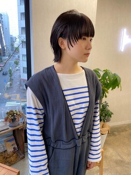 キジ(kiji) 【kiji】地毛風カラー×大人ショートウルフ　＃久屋大通＃丸の内