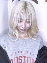 ブレイズヘアー(BLAZEhair) 【ブルベにオススメ】ホワイトブロンド×ブリーチ4回