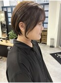 ゆったりめ丸みショートボブ【村山武史】