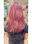 にじさんじ 赤城ウェン ピンク グラデーション レイヤーカット