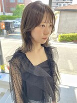 ヘアー アイス 御器所本店(HAIR ICI)&nbsp;ブリーチなしオリーブグレージュ暗めカラー夏カラー秋カラー