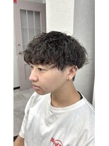 コードバイケンジ 戸塚(CODE by KENJE)&nbsp;波巻きパーマ×刈り上げマッシュ【戸塚/メンズ】