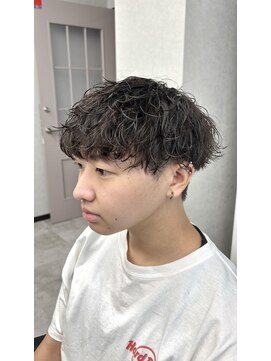 コードバイケンジ 戸塚(CODE by KENJE) 波巻きパーマ×刈り上げマッシュ【戸塚/メンズ】