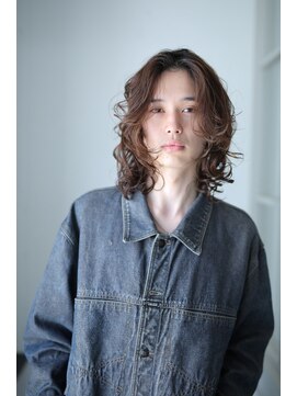 マグノリア(MAGNOLIA) メンズミディアム/ゆるめスパイラルパーマ