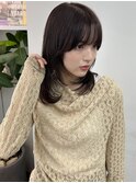 レイヤー/ミディアム・ロング/20代/顔周り/ブラウンベージュ
