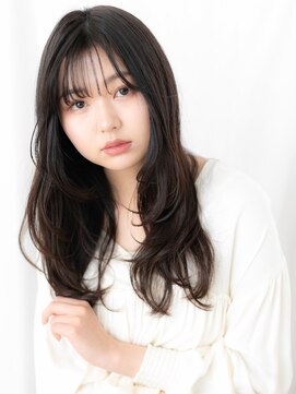 カバーヘア ブリス 川口(COVER HAIR bliss) フェミニンミストバング顔周りレイヤー//川口20代30代