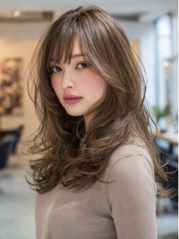 透明感×ダメージレスが叶う◎実力派スタイリストが手掛けるトレンドを抑えた似合わせスタイルを体感して*