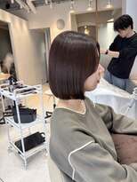 フィーカ(fika)&nbsp;切りっぱなしボブ×モカブラウン