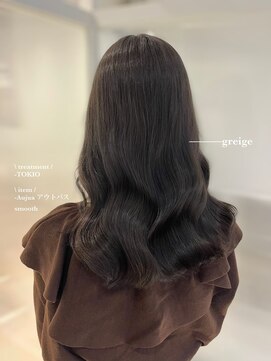 【サメシマ】大人かわいい×艶まろやかグレージュ