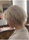 海外ヘアーハッシュカットレイヤーカット