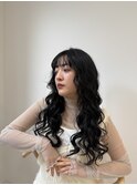 重めロングパーマスパイラル