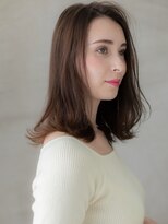 カバーヘア ブリス 川口(COVER HAIR bliss)&nbsp;ダークアッシュ外ハネ小顔くびれヘア毛先パーマX川口30代40代