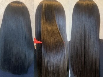 USUS byLIM/髪質改善/レイヤー/ダブルカラー/縮毛矯正/ブリーチ【4/19OPEN(予定)】の写真/「髪の美容液」で満たされる贅沢。限られた店舗でのみ出合える上質ケアが、指先まで潤う感動を叶える。