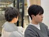 [藤本 昂大指名限定]メンズカット＋毛流れ縮毛矯正