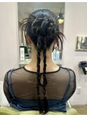 カチモリタイトヘアセット