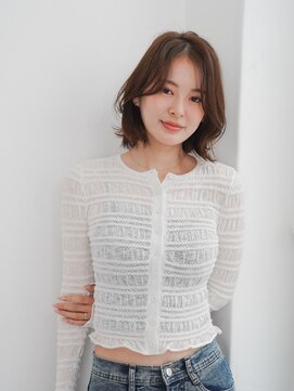 ニューヨークニューヨーク 三宮駅前店(NYNY) レイヤーボブ×ブラウンベージュ